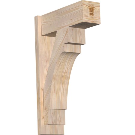 Ekena Millwork Merced Block Smooth Outlooker, Douglas Fir, 7 1/2"W x 20"D x 32"H OUT08X20X32MRC05SDF